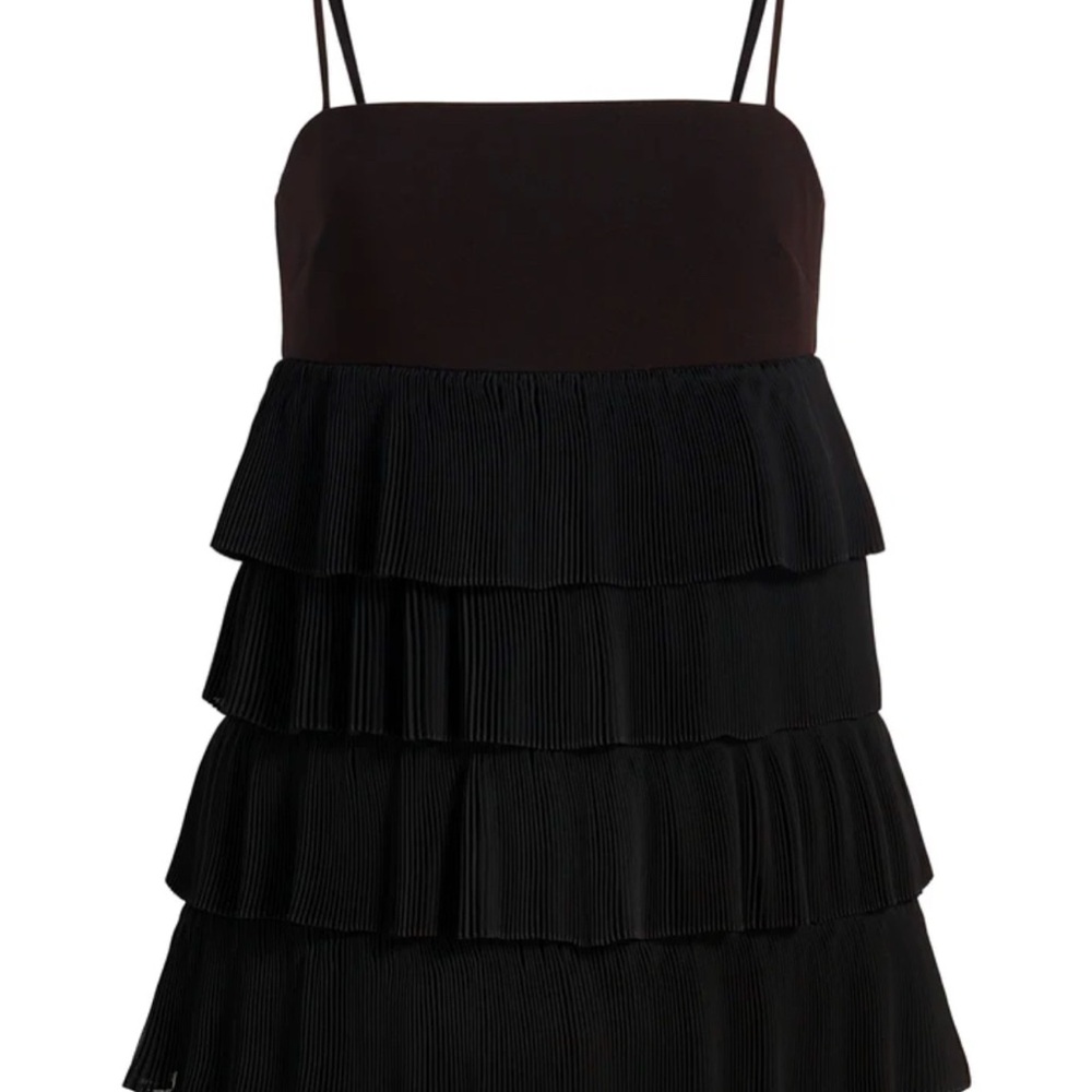 LIKELY Cella Dress - Black Tiered Dress